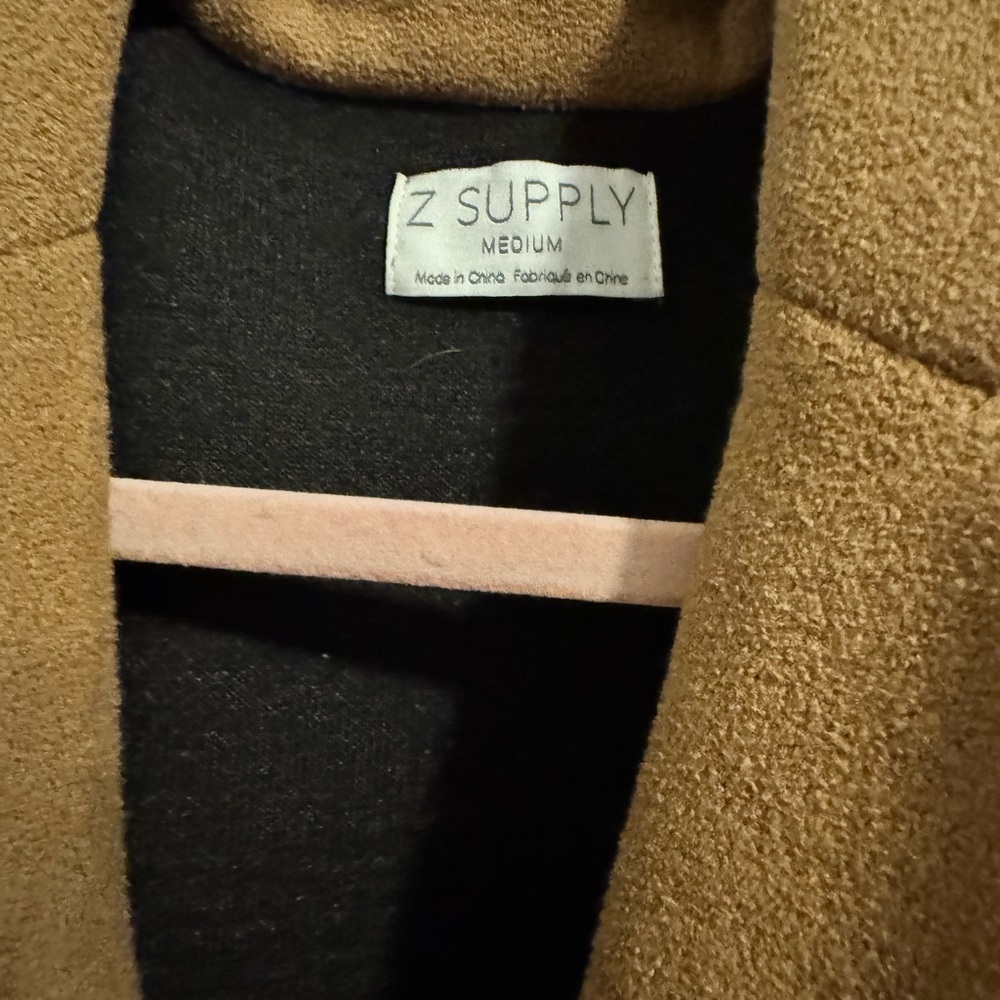 Z Supply Classic Brown Trench Coat - Picture 3 of 4